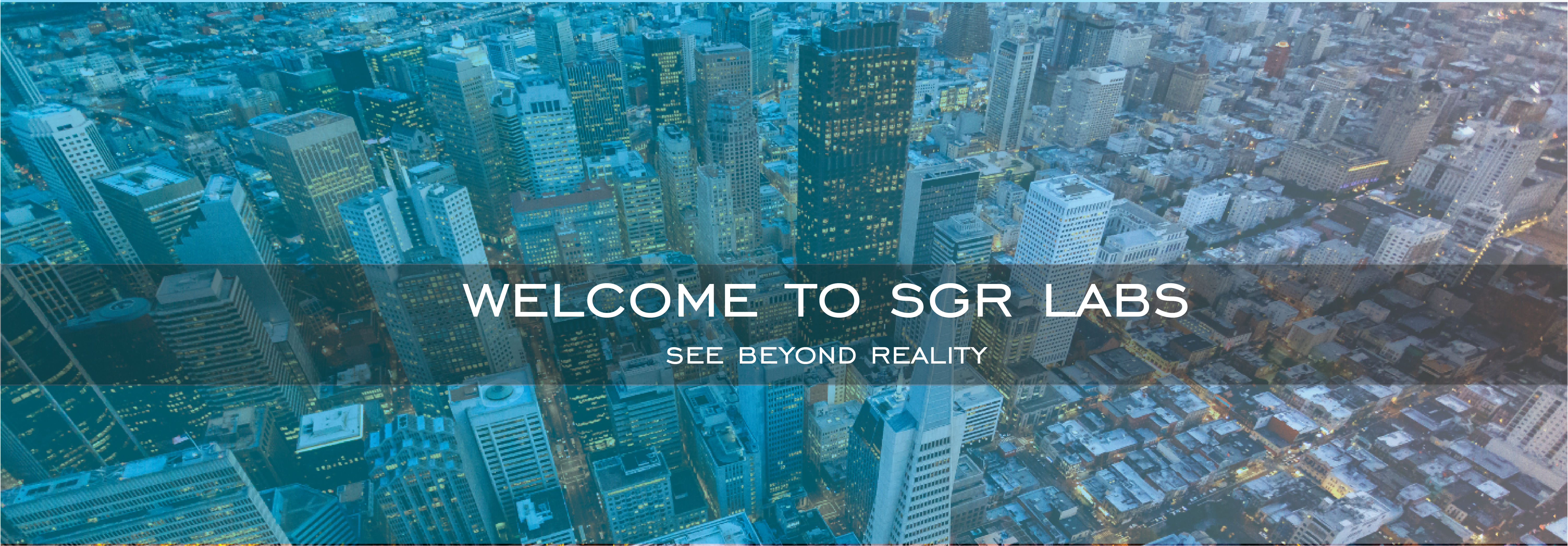 sgr labs welcome banner